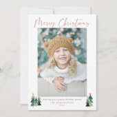 木素朴のミニマルモダンス写真 シーズンカード (正面)