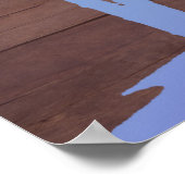 木素朴のヤシ ポスター (角)