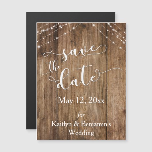 木素朴のライト日付磁気カードを保存 (正面/裏面)