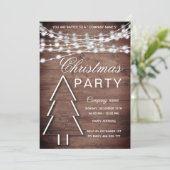 木素朴の企業のパーティー 招待状 (スタンド正面)