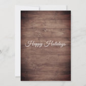 木素朴の企業のパーティー 招待状 (裏面)