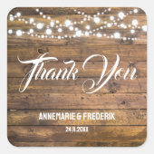 木素朴の光 スクエアシール (正面)