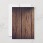 木素朴の写真コラージュエレガントなウェディング救ザ セーブザデート (裏面)