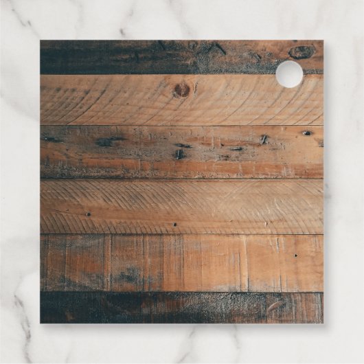 木素朴の写真結婚の贈り物 フェイバータグ (裏面)