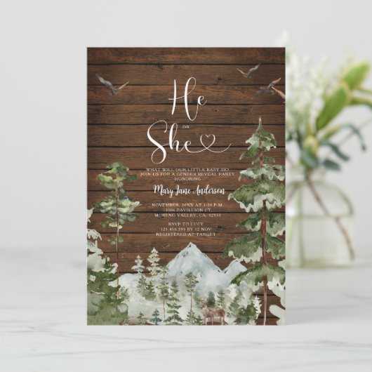 木素朴の冬の森の彼または彼女が明かす 招待状 (スタンド正面)