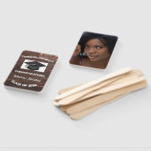 木素朴の卒業式フォトファンセット ハンドファン (組立なし)