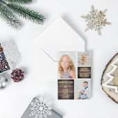 木素朴の季節のクリスマス 箔シーズンカード