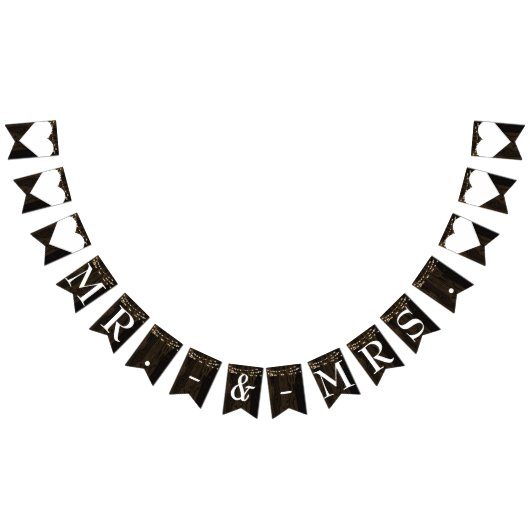 木素朴の弦がミセスの結婚光 バンティングフラッグ (全)