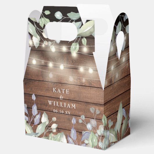 木素朴の弦が葉の結婚光 フェイバーボックス (オープン)