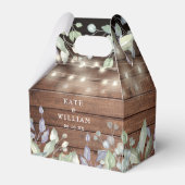 木素朴の弦が葉の結婚光 フェイバーボックス (正面サイド)