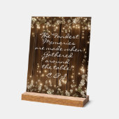 木素朴の弦が「最も懐かしい思い出」 アクリルサイン (傾斜)