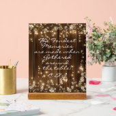 木素朴の弦が「最も懐かしい思い出」 アクリルサイン (ウェディング)