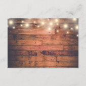 木素朴の弦のラ結婚イトの詳細 エンクロージャーカード (裏面)