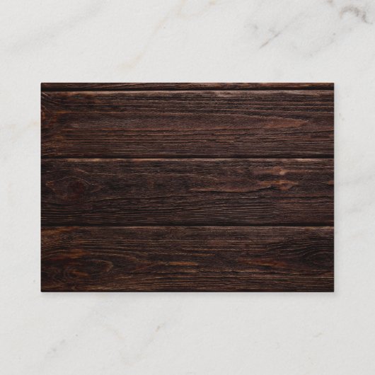 木素朴の弦ライトブルーフローラ結婚ズ エンクロージャーカード (裏面)