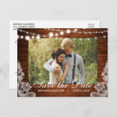 木素朴の弦ライトレース写真の保存日付 ポストカード (正面/裏面)