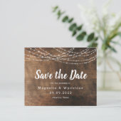 木素朴の文字列ライトブラシスクリプトの結婚Sav (スタンド正面)