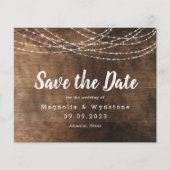 木素朴の文字列ライトブラシスクリプトの結婚Sav (正面)