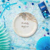 木素朴の枝 ペーパープレート (パーティー)