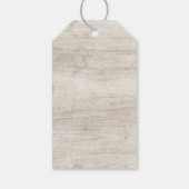 木素朴の植物水の色が結婚ありがとう ギフトタグ (裏面)