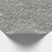 木素朴の樹皮灰色 ラッピングペーパー (角)