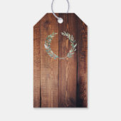 木素朴の水の色葉はありがとう結婚さん ギフトタグ (裏面)