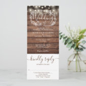 木素朴の糸が人の心を照ら結婚す 招待状 (スタンド正面)