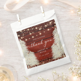 木素朴の糸が木々の結婚感謝 フェイバーバッグ