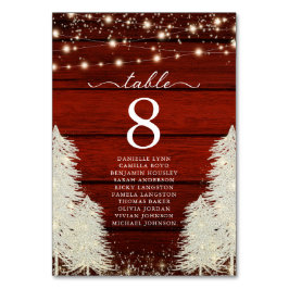 木素朴の糸が木の結婚光 テーブルナンバー