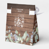 木素朴の糸が緑の葉を照ら結婚す フェイバーボックス (裏面サイド)