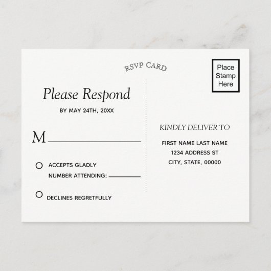 木素朴の糸のライトとレース | RSVPポストカード インビテーションポストカード (裏面)