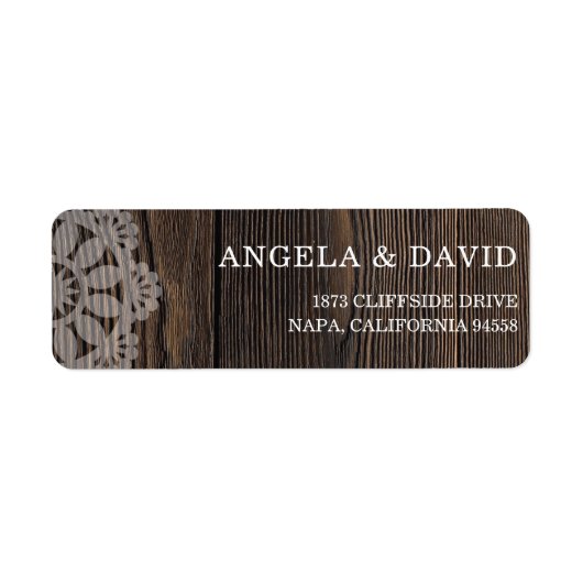 木素朴の糸のラ結婚イト ラベル (正面)