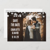 木素朴の糸ラ結婚イト 案内ポストカード (正面/裏面)