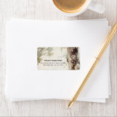 木素朴の結婚住所 シール (インサイチュ)