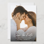 木素朴の結婚写真Date Cardを保存 セーブザデート (正面)