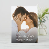 木素朴の結婚写真Date Cardを保存 セーブザデート (スタンド正面)