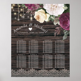 木素朴の結婚座席表 ポスター