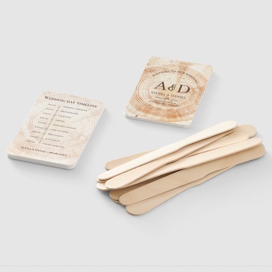 木素朴の結婚式の日の時間帯土産 ハンドファン (組立なし)