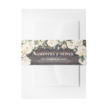 木素朴の緑の白いバラのフローラ結婚