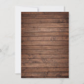 木素朴の緑の赤ちゃんシャワー詩 サンキューカード (裏面)