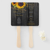 木素朴の陽花が式結婚を照らす ハンドファン (正面&裏面)