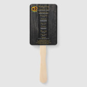 木素朴の陽花が式結婚を照らす ハンドファン (裏面)