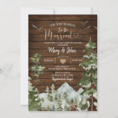 木素朴は今が旬で結婚した結婚 招待状 (正面)