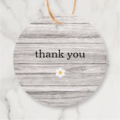 木素朴は感謝の意を結婚表した フェイバータグ (裏面)