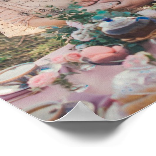 木素朴は私たちの写真を結婚歓迎 ポスター (角)