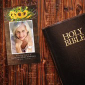 木素朴ひまわり記念祈りの言葉カード