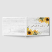 木素朴エレガント製ひま結婚わ納屋 ゲストブック (全面)