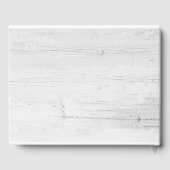 木素朴エレガント製ひま結婚わ納屋 ゲストブック (裏面)