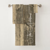 木素朴カスタマイズ名風呂用タオル バスタオルセット (インサイチュ)