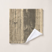 木素朴カスタマイズ名風呂用タオル バスタオルセット (ウォッシュタオル)