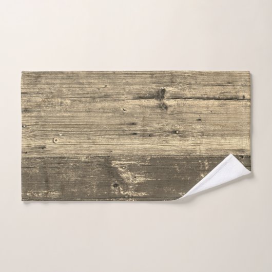 木素朴カスタマイズ名風呂用タオル バスタオルセット (ハンドタオル)